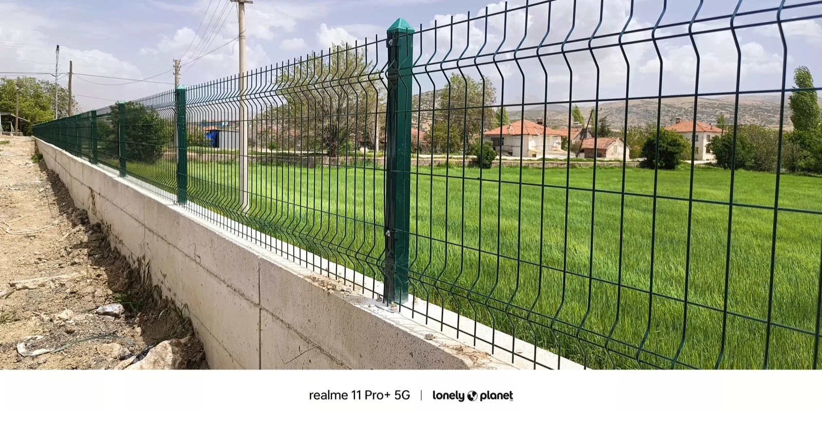 Antalya Panel Çit Örneği - Bahçe Çit Sistemi